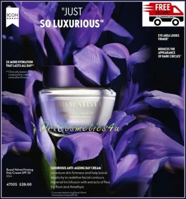 Oriflame Royal Velvet Firming Day Cream SPF20 Anti Ageing Age 40+ - Image 1 of 4