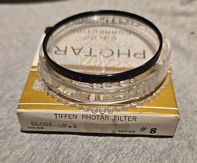 Tiffen Series # 8 Photar CLOSE-UP +3  Filter (NOS) - Image 1 of 3