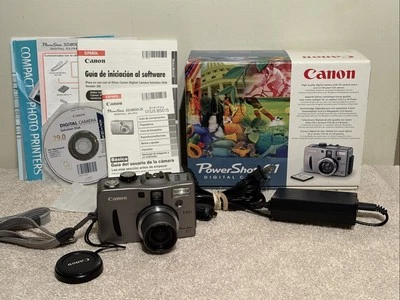 CANON POWERSHOT G1 PC1004 Vintage Digital Camera 3.3MP TESTED PRISTINE! - Image 1 of 4