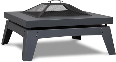 Real Flame Breton Wood Burning Fire Pit - Freestanding & Portable, Includes Spar - Image 1 of 4