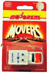 MINT MAJORETTE Movers No: 255 US AMBULANCE Vehicle in NYC EMS 222 Livery MOC - Picture 1 of 13