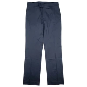 Lacoste Pants Womens 10 EUR 42 Black Straight Leg Trousers Business Casual Chino - Picture 1 of 13