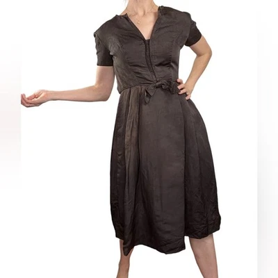 Vintage I Magnin dress 50's XXS fit and flare  - Image 1 of 4
