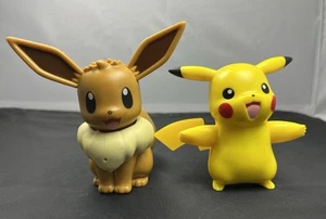 Pokemon My Partner Eevee Pikachu Sonido Electrónico Movimiento Interactivo Juguete Figura - Imagen 1 de 14
