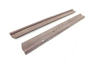 86-97 Nissan Pickup D21 Pair of Maroon Left and Right Door Sill Scuff Plates - Picture 1 of 12