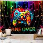 Vintage 90s Game Room Wall Art Extra Large Tapestry Wall Hanging Fabric Poster