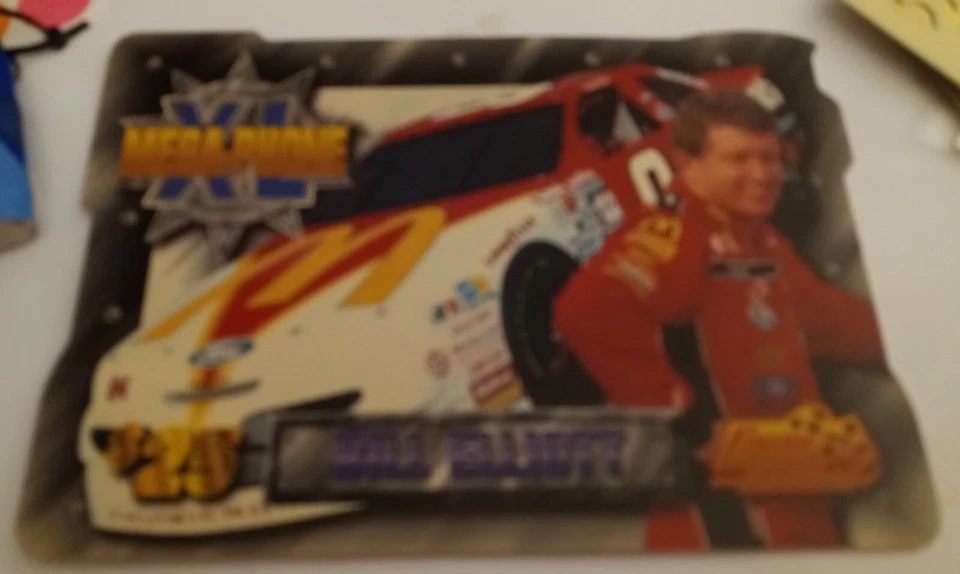 1996 Bill Elliott Finish Line 5X7 JUMBO $25.00 XL Mega Phone Card Unscratched - Image 1 of 1