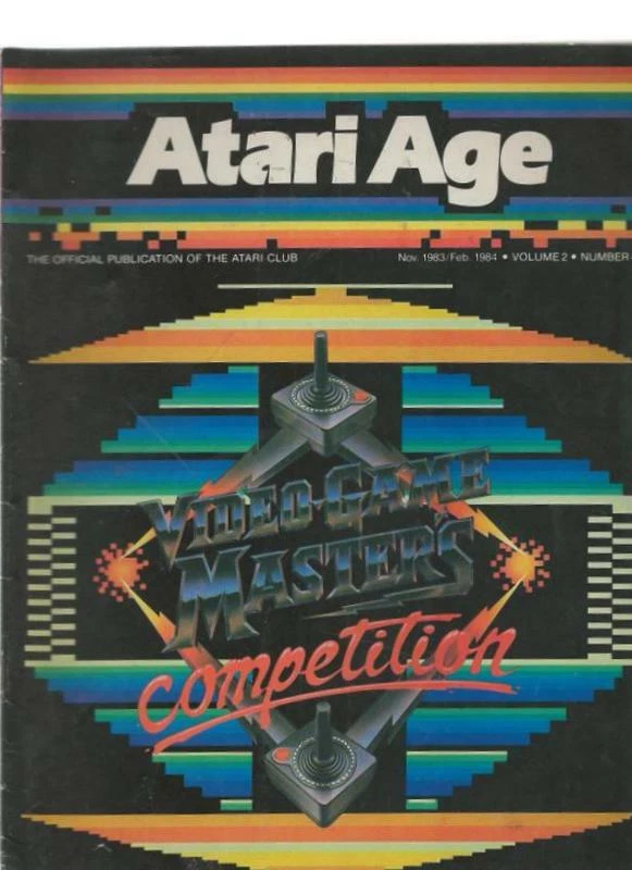 Revista Original Vintage Atari Age Nov 1983/Febrero 1984 Vol 2 #4 Foto 1 de 1