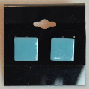 Pendientes de vidrio fundido E2 hechos en EE. UU. - Imagen 1 de 6