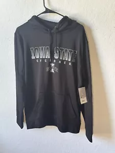 Men’s Colosseum Iowa State Cyclones Medium Blackout Pullover Hoodie ISU New NWT - Picture 1 of 4