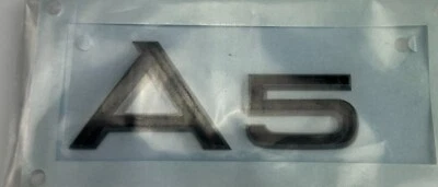AUDI A5 ORIGINALE SCHWARZER SCHRIFTZUG A5 HECK EMBLEM 8W6071803 - Bild 1 von 4