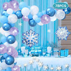 Winter Balloons Garland Arch Frozen Themed Birthdays Party Decoration Baby Flbsl