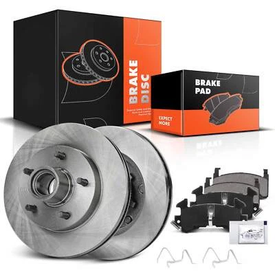 Front Disc Brake Rotors & Brake Pads for Chevrolet S10 Blazer GMC Jimmy Sonoma - Image 1 of 4