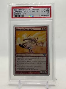 2003 Magic: The Gathering - 8th Edition Viashino Sandstalker #230 PSA 10 - Picture 1 of 2