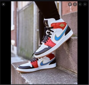 Mujeres Nike Air Jordan 1 Mid Se Let Her Hombre Alto Bajo DC426 100 Talla 7 - Imagen 1 de 9