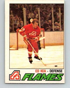 (HCW) 1977-78 O-Pee-Chee #301 Ed Kea  Atlanta Flames V15082