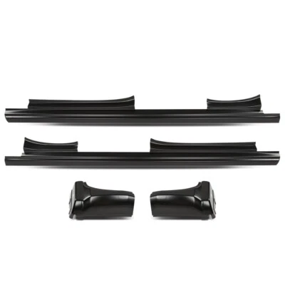 Rocker Panels Cab Corners Fit For 14-18 Chevy Silverado GMC Sierra Double Cab - Image 1 of 4