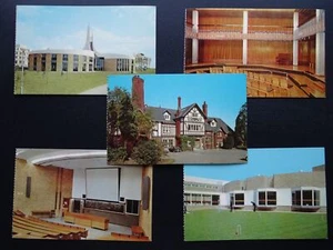 Lancashire 5 x UNIVERSITY of LANCASTER CAMPUS ca. 1970er Postkarten von Jarrold & Sons - Bild 1 von 8