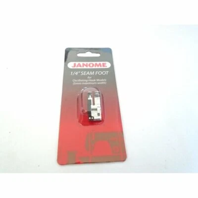 1/4" Seam Foot Edge Stitching/Quilting Foot 200330008 w/Guide For Janome Machine - Image 1 of 2