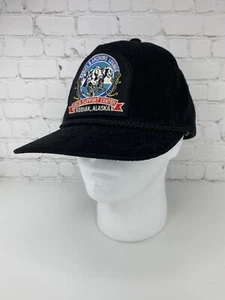 USCG Support Center Alaska Corduroy Rope Snapback Hat Cap Black - Picture 1 of 9