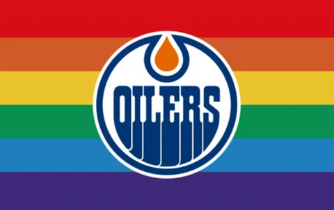 Edmonton Oilers Pride Flag 3x5ft Banner Polyester Ice Hockey Stanley 006 Cover