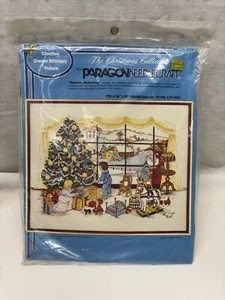 NEW Paragon Needlecraft Christmas Collection Santa's Watching Crewel 16"x 20" - Picture 1 of 5