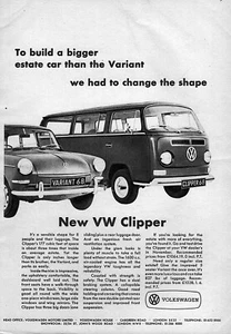 1968 Volkswagen Bus & Fastback "We Had to Change the Shape" Original Ad - Picture 1 of 1