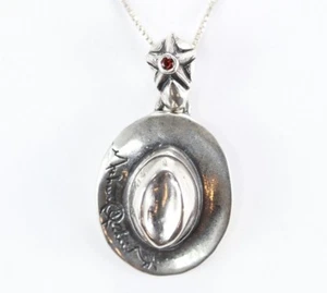 Michael Jackson hat silver pendant - Picture 1 of 2