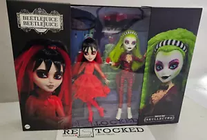 Monster High Skullector Beetlejuice - Betelgeuse And Lydia - Doll 2-Pack In Hand - Picture 1 of 10