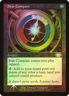 Planeshift  MTG FOIL  Star Compass  Magic - Image 1 of 2