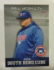 2018 Choice, South Bend Cubs, Coach - PAUL MCANULTY