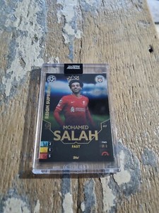 2021/22 Topps Total Football Mo Salah Reign Supreme 1st Edition Card