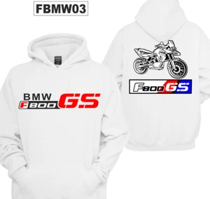 Hoodie schwarz F800 Gs weiß white Hoodie Sweatshirt - Bild 1 von 1