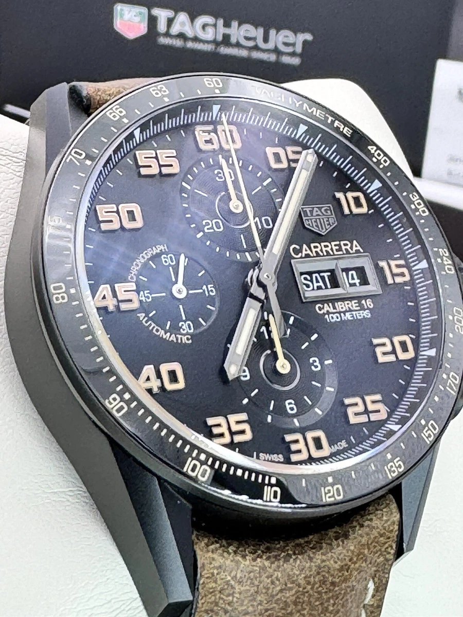 E*c様 Heuer Titanium Automatic Chronograp TAG Heuer Carrera Titanium Case Mechanical (Automatic