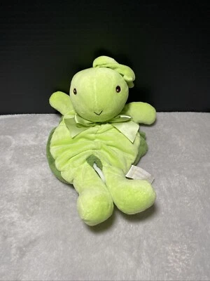 Bearington Baby Tiggles Hush A Bye Turtle Musical Green Plush Pull Crib Toy 15" - Image 1 of 4