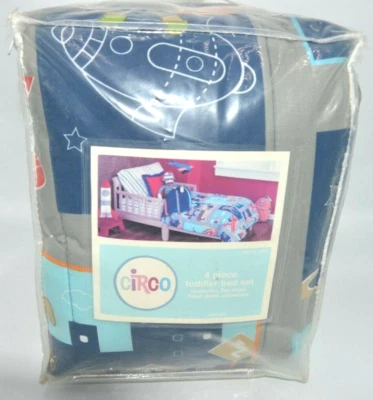 Circo Blue 2009 Multi Diseño Mono Enmascarado Personajes, Juego de Cama para Niño Pequeño 4 Piezas Foto 1 de 4