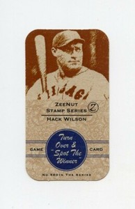 #TN27605 HACK WILSON Hall of Fame Baseball Game Card