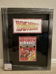 Michael J Fox Signed Gray’s Sports Almanac Autograph Auto Back To The Future PSA - Picture 1 of 4
