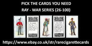 RAY - WAR SERIES (26-100) - PICK THE CARDS YOU NEED - Picture 1 of 9