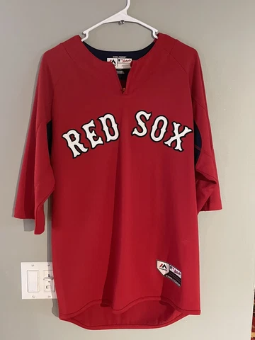 Red Sox Jersey  Cool Base Batting Practice Cover