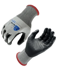 ANSI A4 Cut Resistant Work Gloves, 18 Gauges Ultra-light Foam PU Coating Cutting - Picture 1 of 7