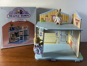 Vintage Maple Town Puppenhaus Wohnzimmer Bauset Spielzeug *ohne Möbel 1986 - Bild 1 von 8