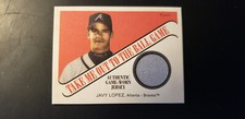 2004 CRACKER JACK MINI TAKE ME OUT TO BALLGAME JERSEY JAVY LOPEZ