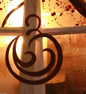 Edelrost Kugel Ornament 3 x Weihnachten Advent Türkranz Christbaumschmuck Deko - Bild 1 von 1