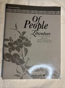 Abeka Of People Littérature 7ème année 4ème édition test quiz clé école à domicile - Photo 1/2