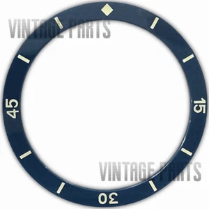 Inserto de bisel plano de cerámica azul zafiro luminoso verde 38 mm apto para SKX007 - Imagen 1 de 2