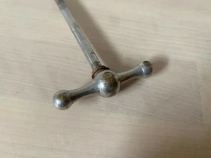 SLINGERLAND 30s 40s Vtg Bass Kick Drum TENSION ROD 9" Center Lug Radio King Nckl - Picture 1 of 5