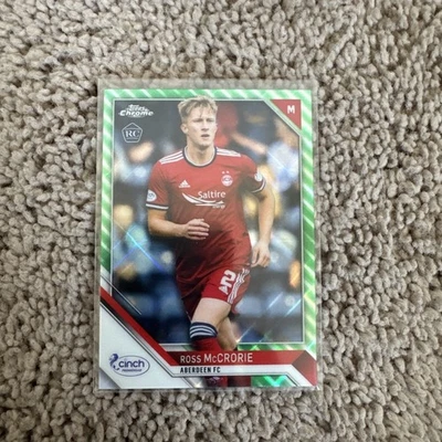 2021-22 Topps Chrome SPFL #8 Ross McCrorie Green /50 - Image 1 of 4