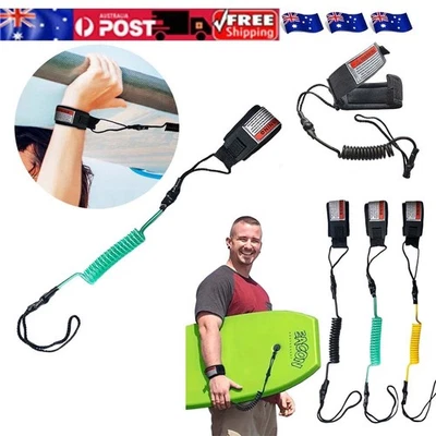 For Bodyboard-Surfboard Or Paddle Safety Rope TPU Spring Rope Kayak Leash Rope - image 1 of 4