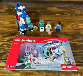 LEGO 10720 Juniors: Police Helicopter Chase 100% Complete W/Instruction Manual